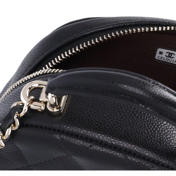 CHANEL Caviar Quilted CC Mini Classic Backpack Black Convertible Crossbody - Picture 11 of 11